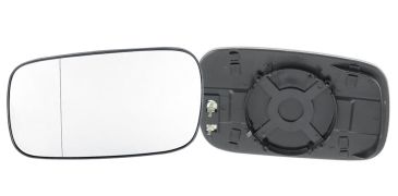 VERRE DE RÉTROVISEUR VOLKSWAGEN CADDY 1996-2004 AVEC SUPPORT / CHAUFFANT / ASPHÉRIQUE / GAUCHE