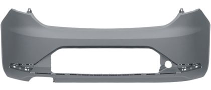 PARE-CHOCS SEAT LEON 2012-2017 ARRIÈRE / MODÈLE FR / AVEC APPRET