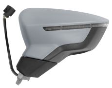 RÉTROVISEUR SEAT LEON 2012-2017 ÉLÉCTRIQUE / CHAUFFANT / FEU CLIGNOTANT / RABATTABLE ÉLÉCTRIQUEMENT / AVEC APPRET / GAUCHE