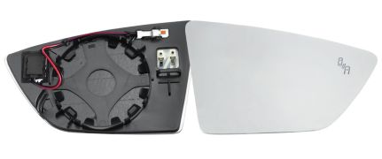 VERRE DE RÉTROVISEUR SEAT ARONA 2017-2021 AVEC SUPPORT / CHAUFFANT / SIDE ASSIST / CONVEXE / DROIT