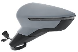 RÉTROVISEUR SEAT ARONA 2017-2021 ÉLÉCTRIQUE / CHAUFFANT / FEU CLIGNOTANT / RABATTABLE ÉLÉCTRIQUEMENT / SIDE ASSIST / AVEC APPRET / GAUCHE