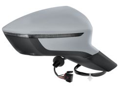 RÉTROVISEUR SEAT ATECA 2016-2020 ÉLÉCTRIQUE / CHAUFFANT / FEU CLIGNOTANT / FEU DE SOL / RABATTABLE ÉLÉCTRIQUEMENT / SIDE ASSIST / MÉMOIRE / AVEC APPRET / DROIT