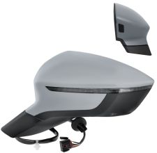 RÉTROVISEUR SEAT ATECA 2020-> ÉLÉCTRIQUE / CHAUFFANT / FEU CLIGNOTANT / FEU DE SOL / RABATTABLE ÉLÉCTRIQUEMENT / SIDE ASSIST / AVEC APPRET / GAUCHE
