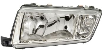 PHARE SKODA FABIA 1999-2004 BASE CHROMÉE / GAUCHE