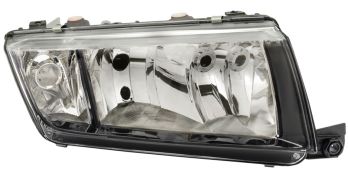 PHARE AVANT SKODA FABIA 1999-2004 BASE NOIRE / MODÈLE JUNIOR / DROIT