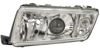 PHARE AVANT SKODA FABIA 1999-2004 BASE CHROMÉE / XENON / GAUCHE