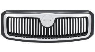GRILLE SKODA FABIA 2004-2007 FACE AVANT / AVEC CONTOUR CHROMÉ