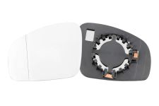 VERRE DE RÉTROVISEUR SKODA FABIA 2007-2010 AVEC SUPPORT / ASPHÉRIQUE / GAUCHE