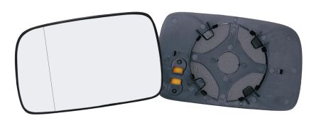 VERRE DE RÉTROVISEUR VOLKSWAGEN POLO CLASSIC / VARIANT 1995-2002 AVEC SUPPORT / ASPHÉRIQUE / GAUCHE