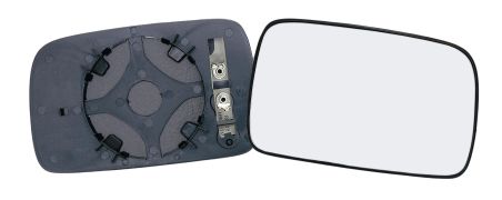 VERRE DE RÉTROVISEUR VOLKSWAGEN POLO CLASSIC / VARIANT 1995-2002 AVEC SUPPORT / CHAUFFANT / CONVEXE / DROIT