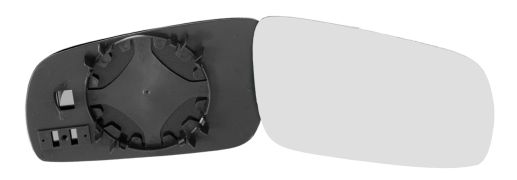 VERRE DE RÉTROVISEUR SKODA OCTAVIA 1997-2000 AVEC SUPPORT / CONVEXE / GRAND / DROIT