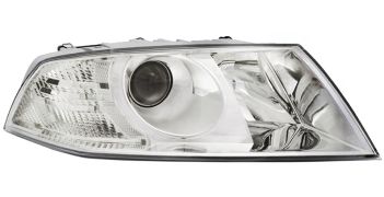 PHARE SKODA OCTAVIA 2004-2009 XENON / BASE CHROMÉE / DROIT