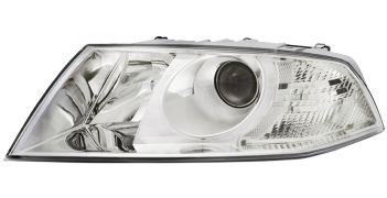 PHARE AVANT SKODA OCTAVIA 2004-2009 XENON / BASE CHROMÉE / GAUCHE