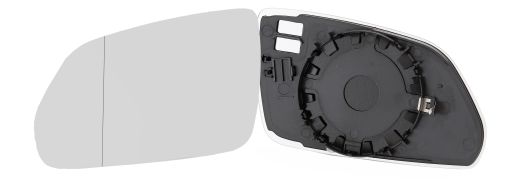 VERRE DE RÉTROVISEUR VOLKSWAGEN POLO 2005-2009 AVEC SUPPORT / ASPHÉRIQUE / GAUCHE