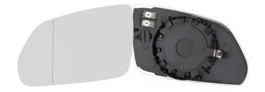 VERRE DE RÉTROVISEUR SKODA OCTAVIA 2004-2009 AVEC SUPPORT / CHAUFFANT / ASPHÉRIQUE / GAUCHE