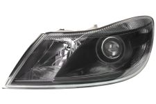 PHARE AVANT SKODA OCTAVIA 2009-2013 BASE NOIRE / GAUCHE