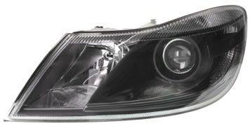 PHARE AVANT SKODA OCTAVIA 2009-2013 BASE NOIRE / GAUCHE