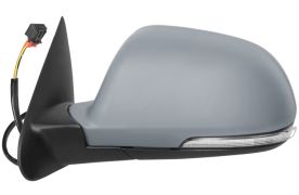 RÉTROVISEUR SKODA OCTAVIA 2009-2013 ÉLÉCTRIQUE / CHAUFFANT / FEU CLIGNOTANT / AVEC APPRET / GAUCHE