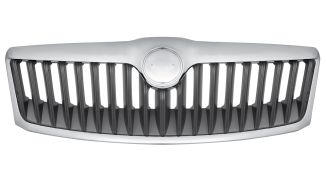 GRILLE SKODA OCTAVIA 2009-2013 FACE AVANT / CONTOUR CHROMÉ