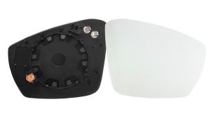 VERRE DE RÉTROVISEUR VOLKSWAGEN T-ROC 2017-2022 AVEC SUPPORT / CHAUFFANT / CONVEXE / DROIT