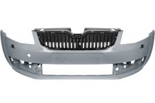 PARE-CHOCS SKODA OCTAVIA 2013-2017 AVANT / AVEC GRILLE / AVEC LAVEPHARES / AVEC APPRET