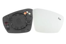 VERRE DE RÉTROVISEUR SKODA OCTAVIA 2013-2017 AVEC SUPPORT / CHAUFFANT / SIDE ASSIST / CONVEXE / DROIT