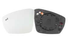 VERRE DE RÉTROVISEUR SKODA OCTAVIA 2013-2017 AVEC SUPPORT / CHAUFFANT / SIDE ASSIST / CONVEXE / GAUCHE