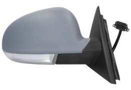 RÉTROVISEUR SKODA SUPERB 2006-2008 ÉLÉCTRIQUE / CHAUFFANT / FEU CLIGNOTANT / FEU DE SOL / RABATTABLE ÉLÉCTRIQUEMENT / AVEC APPRET / DROIT