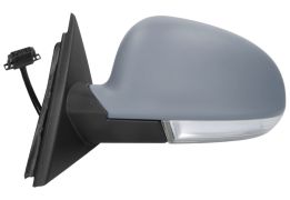 RÉTROVISEUR SKODA SUPERB 2006-2008 ÉLÉCTRIQUE / CHAUFFANT / FEU CLIGNOTANT / FEU DE SOL / RABATTABLE ÉLÉCTRIQUEMENT / MÉMOIRE / AVEC APPRET / GAUCHE