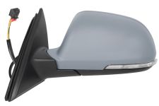 RÉTROVISEUR SKODA SUPERB 2008-2013 ÉLÉCTRIQUE / CHAUFFANT / FEU CLIGNOTANT / FEU DE SOL / RABATTABLE ÉLÉCTRIQUEMENT / AVEC APPRET / GAUCHE