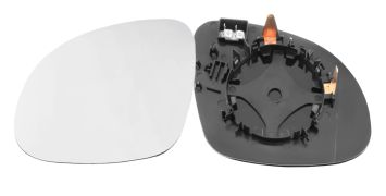 VERRE DE RÉTROVISEUR SKODA YETI 2009-2013 AVEC SUPPORT / CHAUFFANT / CONVEXE / GAUCHE