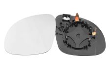 VERRE DE RÉTROVISEUR SKODA YETI 2009-2013 AVEC SUPPORT / CHAUFFANT / CONVEXE / GAUCHE