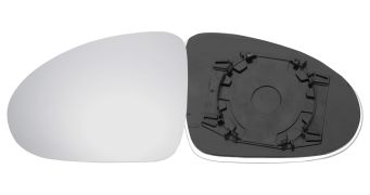 VERRE DE RÉTROVISEUR SMART FORFOUR 2004-2007 AVEC SUPPORT / CONVEXE / GAUCHE