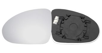 VERRE DE RÉTROVISEUR SMART FORFOUR 2004-2007 AVEC SUPPORT / CHAUFFANT / CONVEXE / GAUCHE