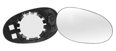 VERRE DE RÉTROVISEUR SMART FORTWO 1998-2002 AVEC SUPPORT / CONVEXE / DROIT