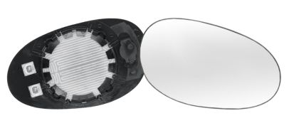 VERRE DE RÉTROVISEUR SMART FORTWO 1998-2002 AVEC SUPPORT / CHAUFFANT / CONVEXE / DROIT