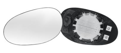 VERRE DE RÉTROVISEUR SMART FORTWO 1998-2002 AVEC SUPPORT / CHAUFFANT / PLAT / GAUCHE