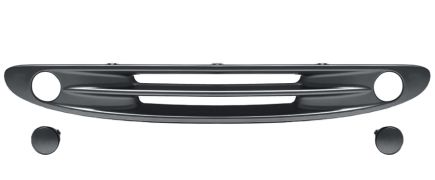 GRILLE SMART FORTWO 2002-2007 PARE-CHOCS AVANT / NOIRE / CENTRALE