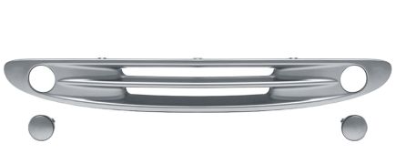 GRILLE SMART FORTWO 2002-2006 PARE-CHOCS AVANT / ARGENT / CENTRALE