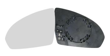 VERRE DE RÉTROVISEUR SMART FORTWO 2007-2012 AVEC SUPPORT / CHAUFFANT / CONVEXE / GAUCHE