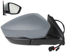 RÉTROVISEUR SKODA KAROQ 2017-2019 ÉLÉCTRIQUE / CHAUFFANT / FEU CLIGNOTANT / FEU DE SOL / RABATTABLE ÉLÉCTRIQUEMENT / MÉMOIRE / SIDE ASSIST / AVEC APPRET / DROIT