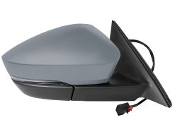 RÉTROVISEUR SKODA KODIAQ 2016-2021 ÉLÉCTRIQUE / CHAUFFANT / FEU CLIGNOTANT / AVEC APPRET / DROIT