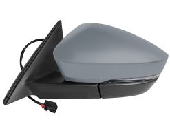 RÉTROVISEUR SKODA KODIAQ 2016-2021 ÉLÉCTRIQUE / CHAUFFANT / FEU CLIGNOTANT / FEU DE SOL / RABATTABLE ÉLÉCTRIQUEMENT / MÉMOIRE / AVEC APPRET / GAUCHE