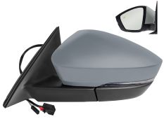 RÉTROVISEUR SKODA KODIAQ 2016-2019 ÉLÉCTRIQUE / CHAUFFANT / FEU CLIGNOTANT / FEU DE SOL / RABATTABLE ÉLÉCTRIQUEMENT / MÉMOIRE / SIDE ASSIST / AVEC APPRET / GAUCHE