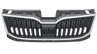 GRILLE SKODA OCTAVIA 2017-2020 FACE AVANT / CONTOUR CHROMÉ