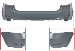 PARE-CHOCS SKODA OCTAVIA 2017-2020 ARRIÈRE / COMBI