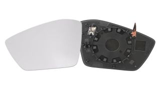 VERRE DE RÉTROVISEUR SKODA SUPERB 2015-2019 AVEC SUPPORT / CHAUFFANT / CONVEXE / GAUCHE