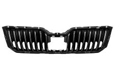 GRILLE SKODA SUPERB 2015-2019 FACE AVANT / LAMES CHROMÉES / AVEC REGULATEUR DE VITESSE