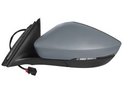 RÉTROVISEUR SKODA SUPERB 2015-2019 ÉLÉCTRIQUE / CHAUFFANT / FEU CLIGNOTANT / FEU DE SOL / RABATTABLE ÉLÉCTRIQUEMENT / AVEC APPRET / GAUCHE