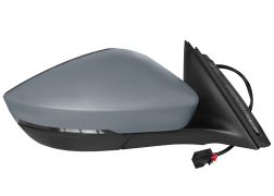 RÉTROVISEUR SKODA SUPERB 2015-2019 ÉLÉCTRIQUE / CHAUFFANT / FEU CLIGNOTANT / FEU DE SOL / RABATTABLE ÉLÉCTRIQUEMENT / MÉMOIRE / AVEC APPRET / DROIT